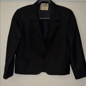 Jaeger Black Wool Women's Blazer